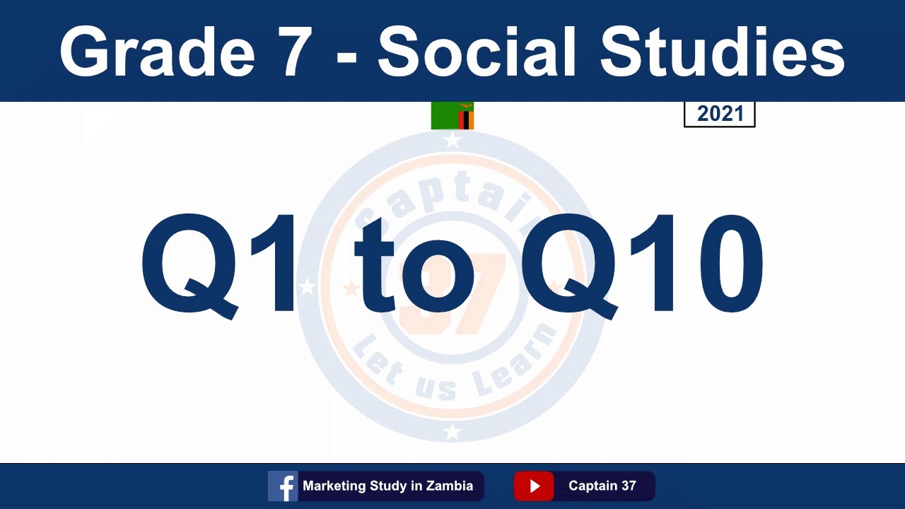 G7 Social Studies - 2021 - Q1 To Q10
