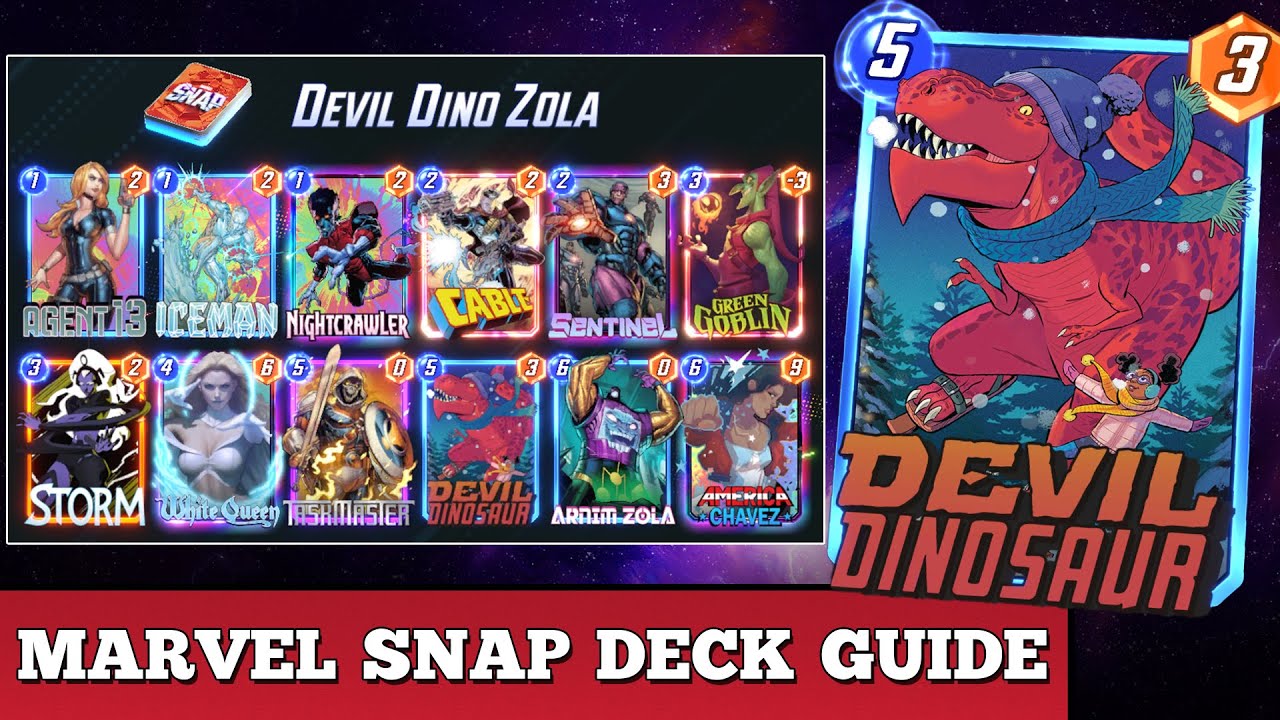 Marvel Snap Deck Guide: Devil Dino Zola! [Series 3+]