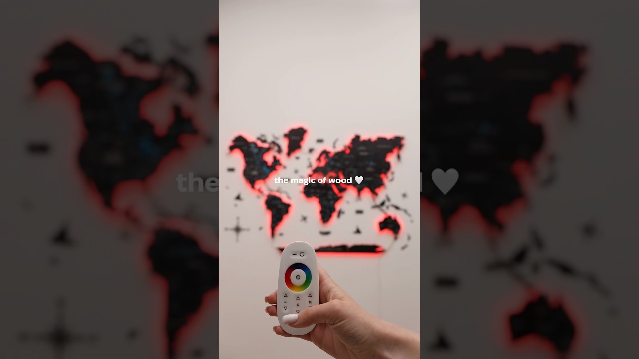 Is it a crime to love it?🥰 #homedecor #woodendecor #worldmap #decor
