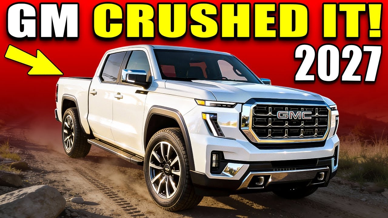 Совершенно новый GMC Sierra 1500 2027 года заставляет конкурентов беспокоиться!