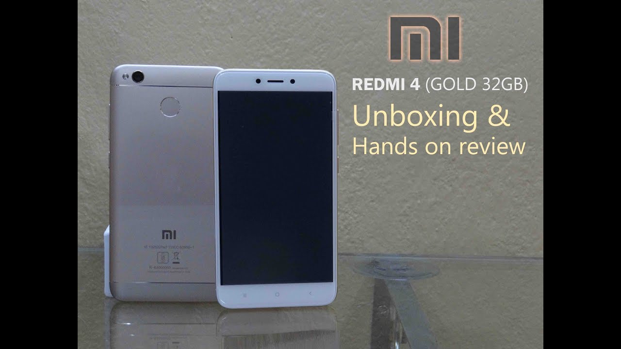 Xiaomi Redmi 4 Unboxing &  hands on review | Gold 3gb / 32GB Version