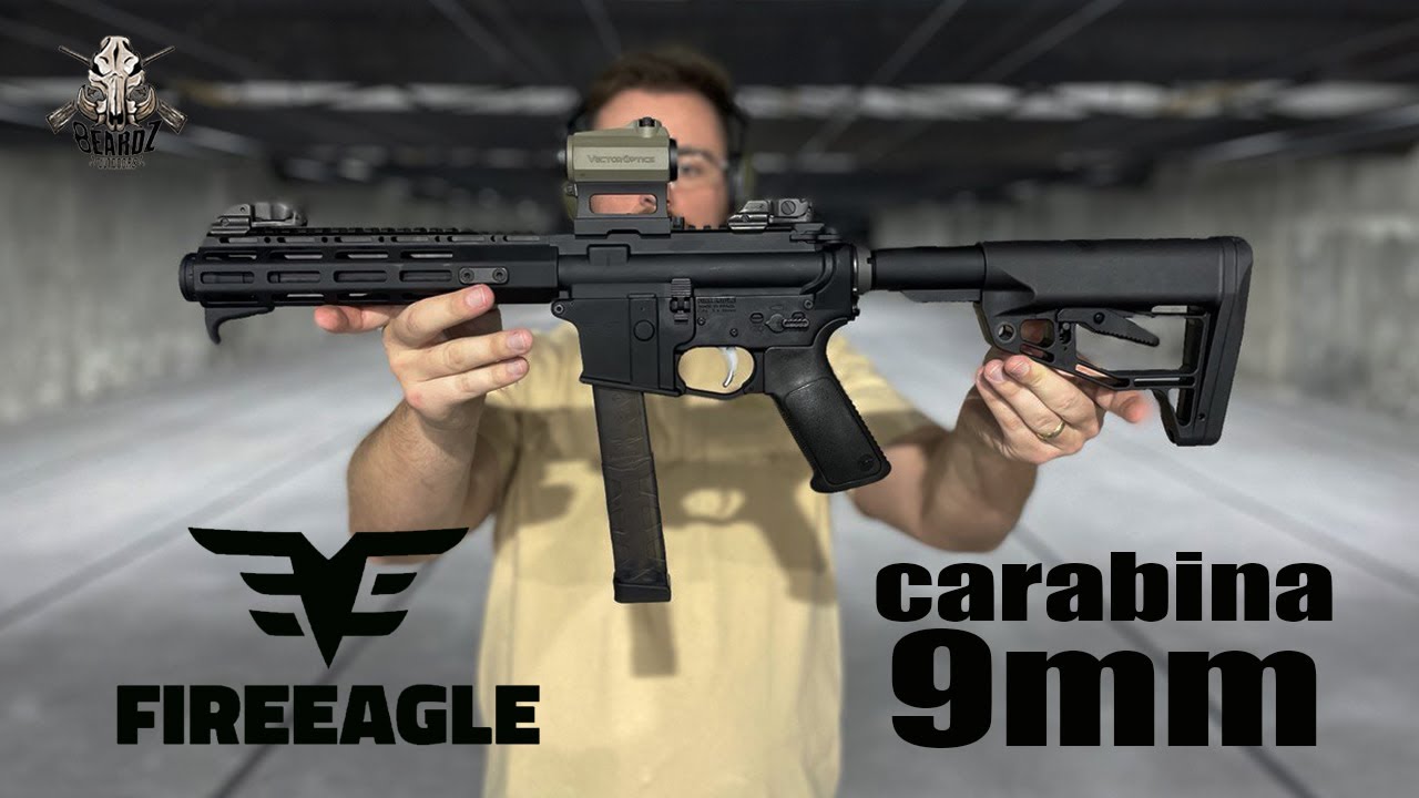 CARABINA FIRE EAGLE 9MM - CANO DE 8.5”