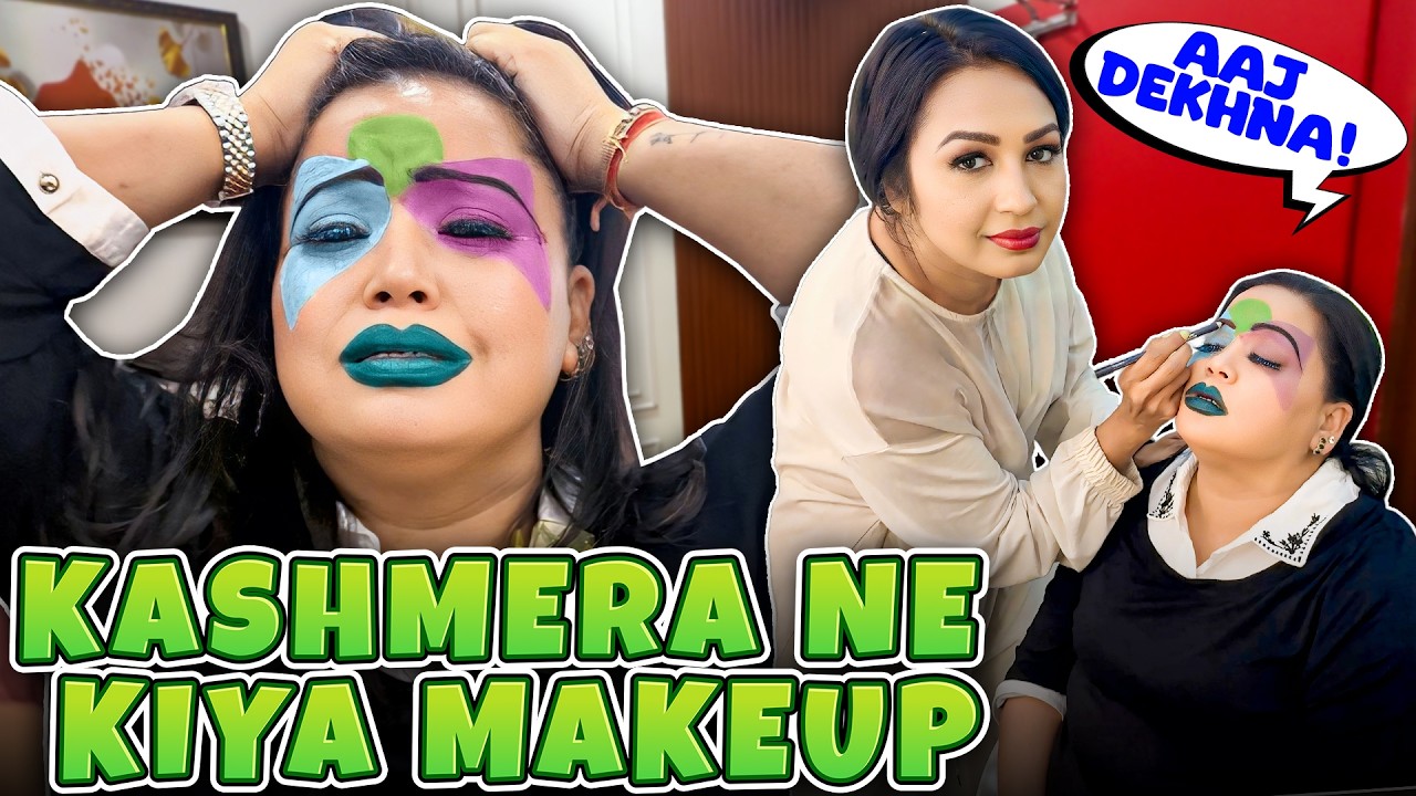Mera Makeup Karke Kashmera Ne Muh Kharab Kar Diya🙁 | Bharti Singh | Harssh Limbachiyaa | Golla