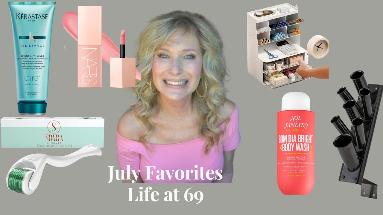 July Favorites || Makeup, Storage, Hair, Podcasts, TV ~ Life at 69