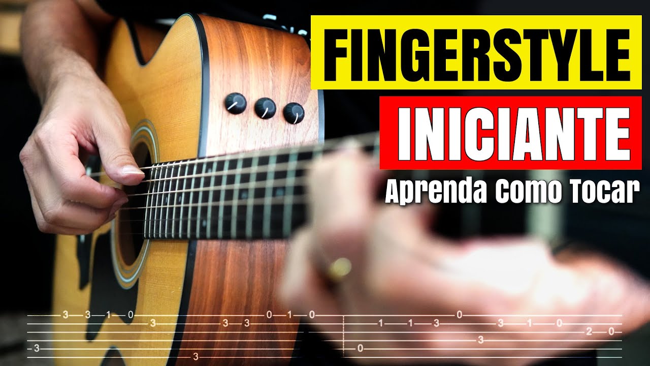 Como tocar violão Fingerstyle - Iniciantes - Prof. Sidimar Antunes🎸