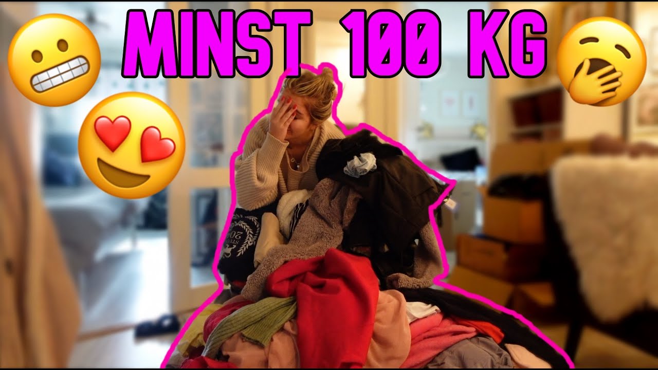 RENSAR HELA GARDEROBEN - flyttvlogg #3