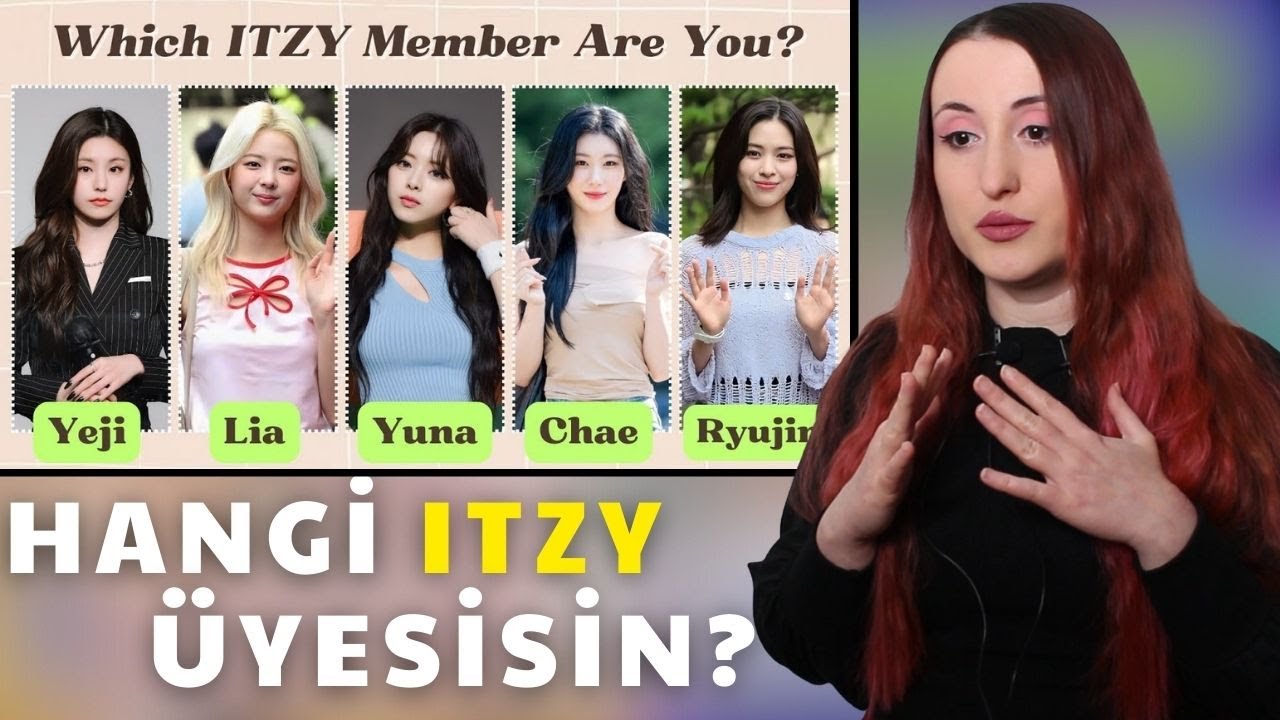Hangi ITZY Üyesisin?💖✨| Kişilik Testi | KPOP TESTİ | KPOP OYUNU | KPOP GAME