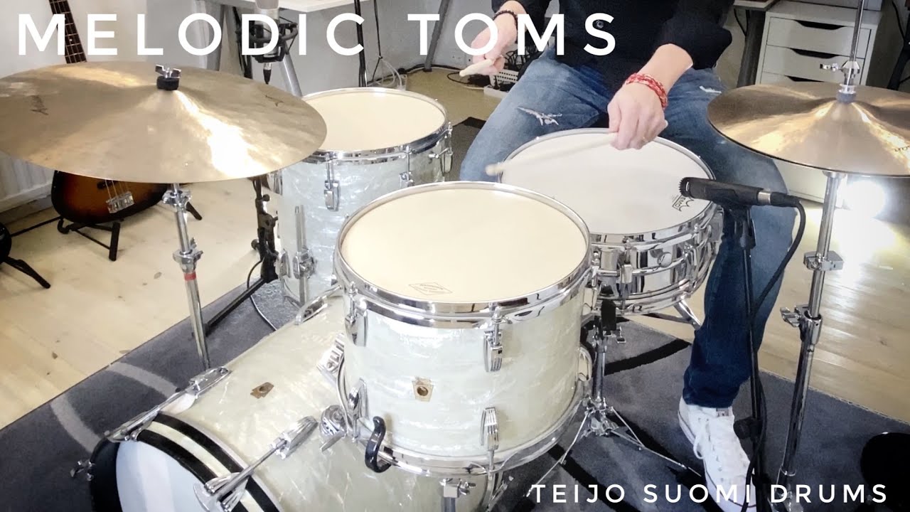Melodic toms - Vintage Ludwig Jazzette |Teijo Suomi Drums|