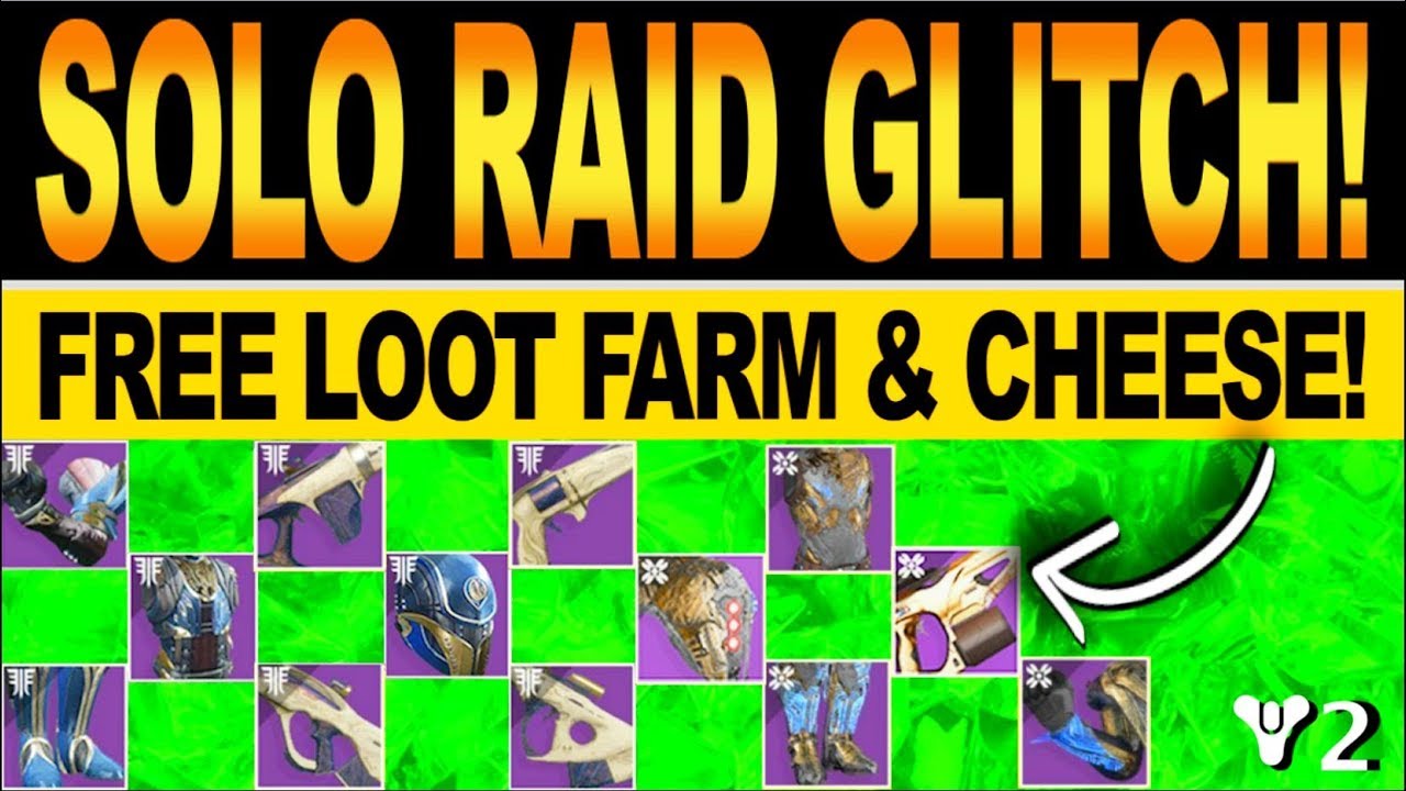 Destiny 2 | NEW SOLO RAID GLITCH! How To Get FREE LOOT Weekly, Fast FARM & CHEESE! (SEASON OF DAWN)