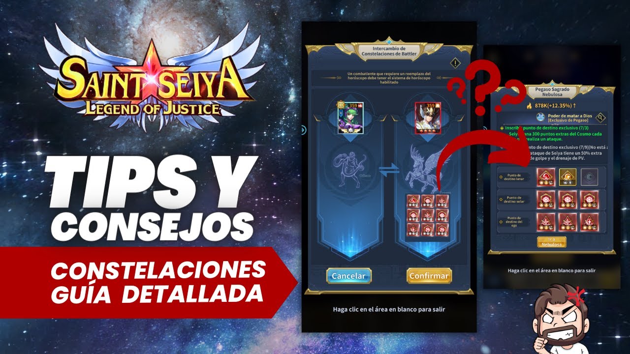 Como funcionan las Constelaciones | Tips y Consejos | Saint Seiya Legend of Justice