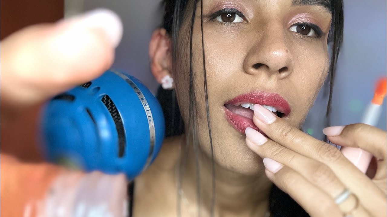 ASMR SPIT PAINTING MAKEUP 💄