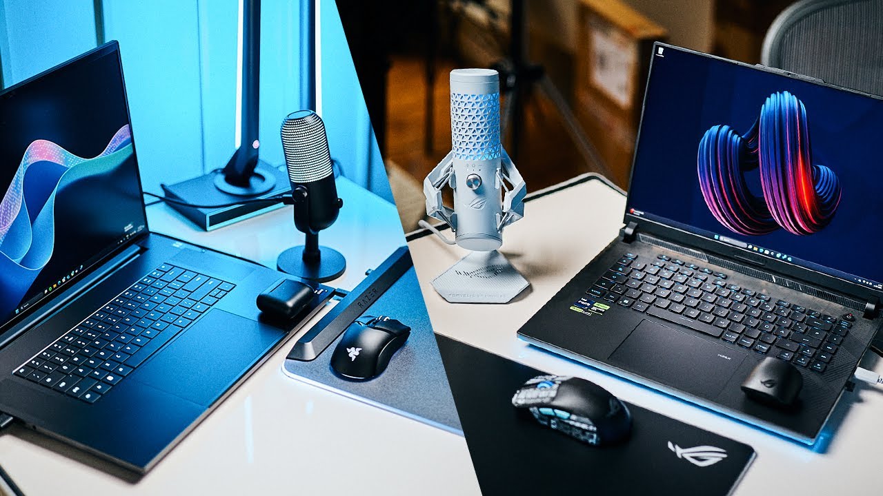 Razer vs. Asus ROG - the best gaming laptop accessories!