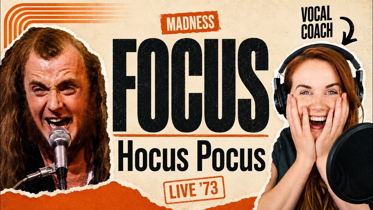 Vocal Coach reacts to Focus - Hocus Pocus (Thijs van Leer Live '73)
