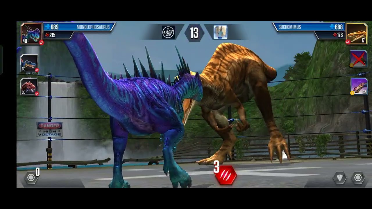 Nunjukin semua dinoku di (Jurassic world the game)