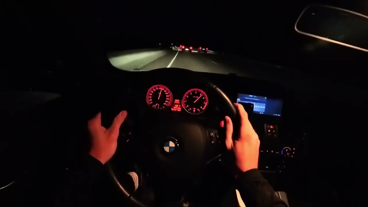200KMH !! BMW 330i / E92 / POV DRIVE