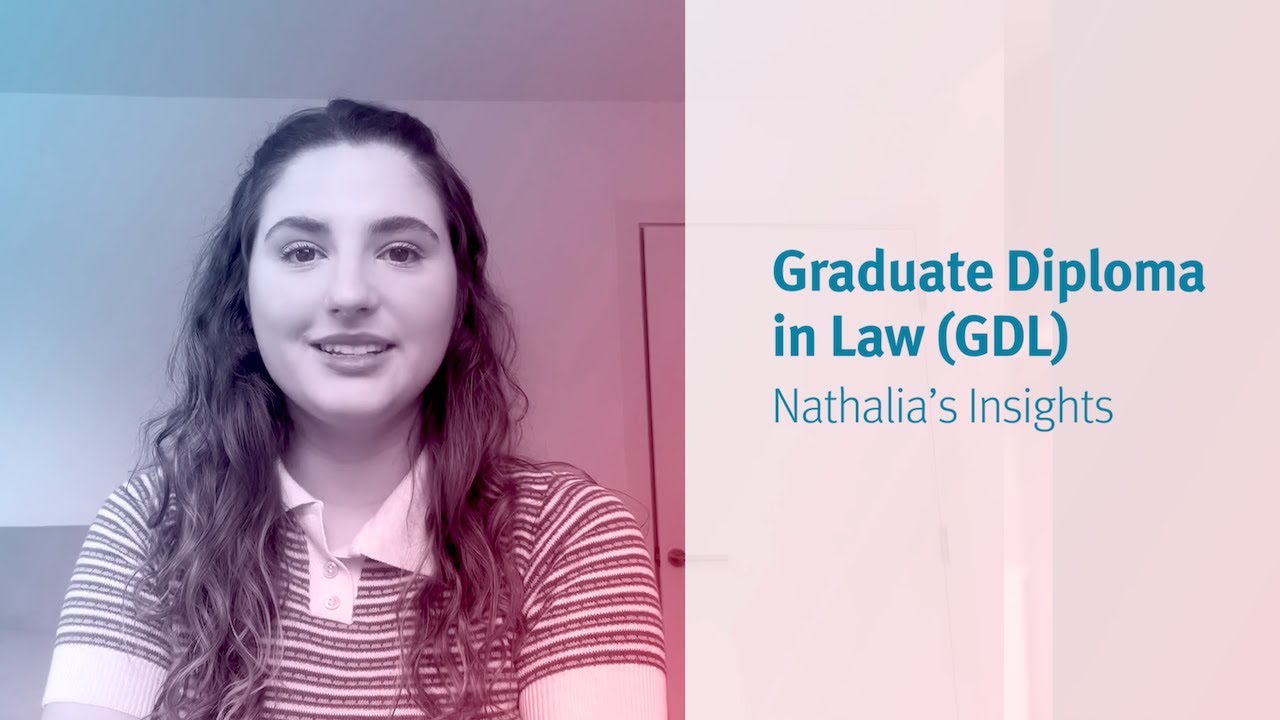 City, University of London: Graduate Diploma in Law student Nathalia's insights