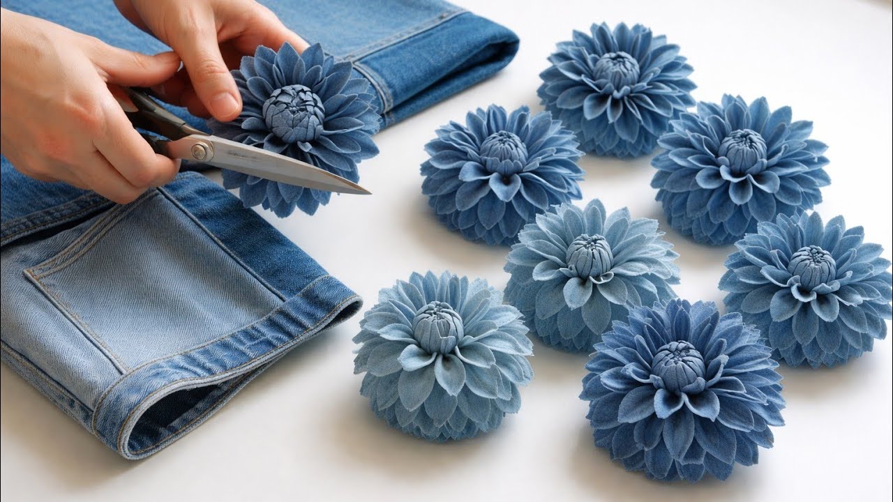 Old Jeans + Plastic Bottle Craft | Waste to Best DIY Ideas