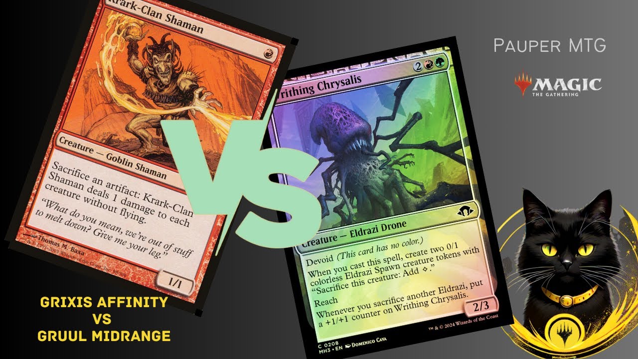 Grixis Affinity Vs Gruul Midrange [Pauper Gameplay]