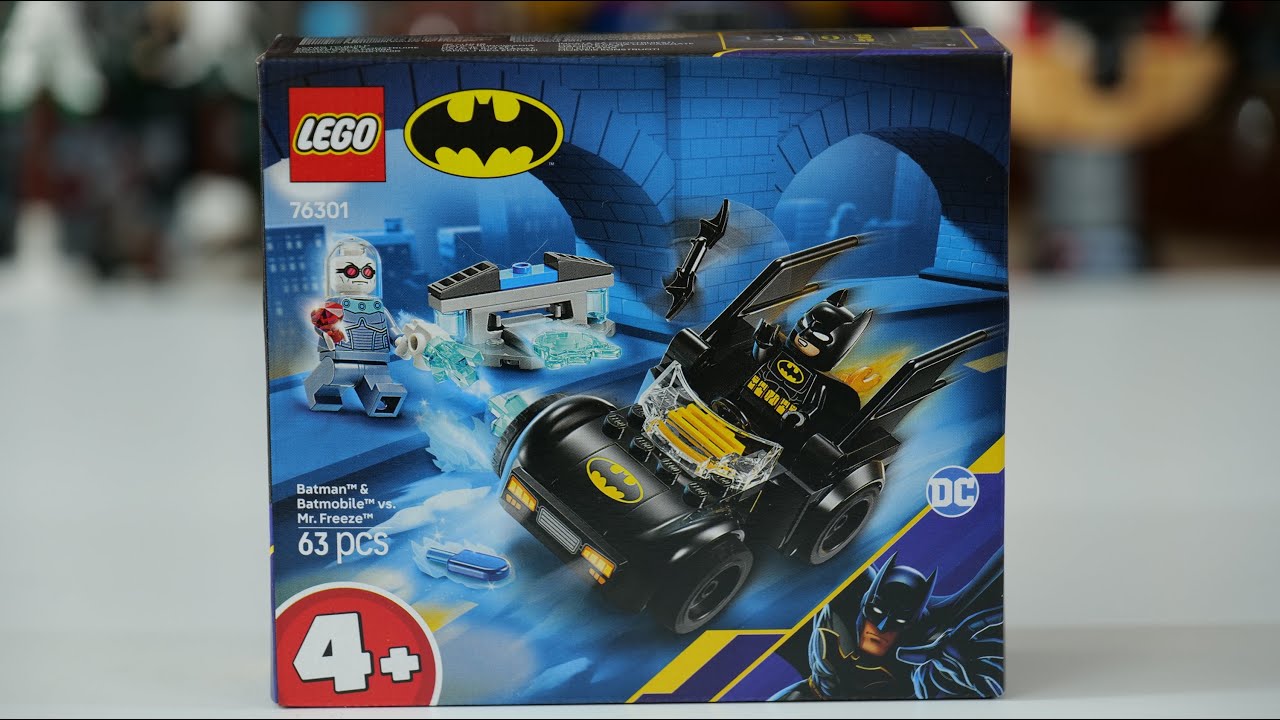 LEGO DC Comics Super Heroes 76301 Batman & Batmobile vs. Mr  Freeze - LEGO Speed Build Review