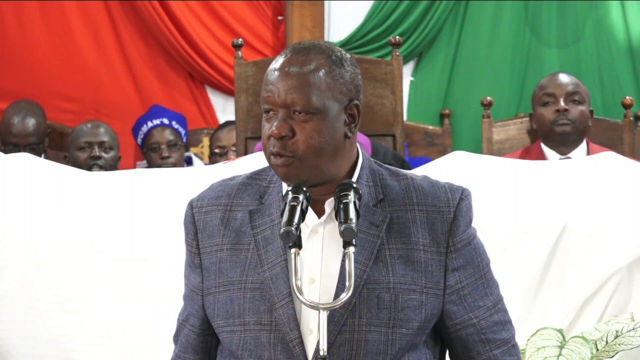 JOIN DR.FRED MATIANG'I WORSHIPPING AT PCEA MUGUGA CHURCH