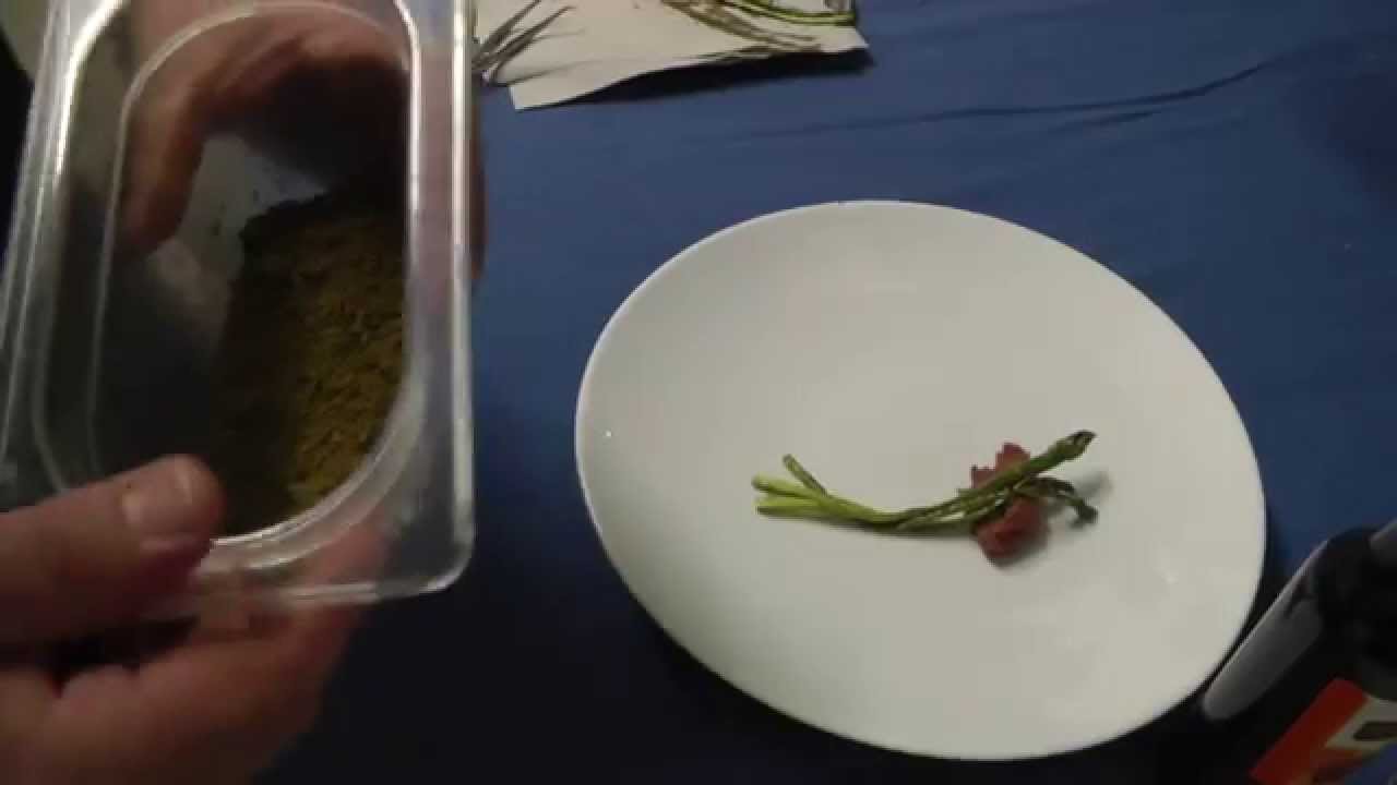 Sebastian Frank prepares a dish at Michelin star Horváth in Berlin