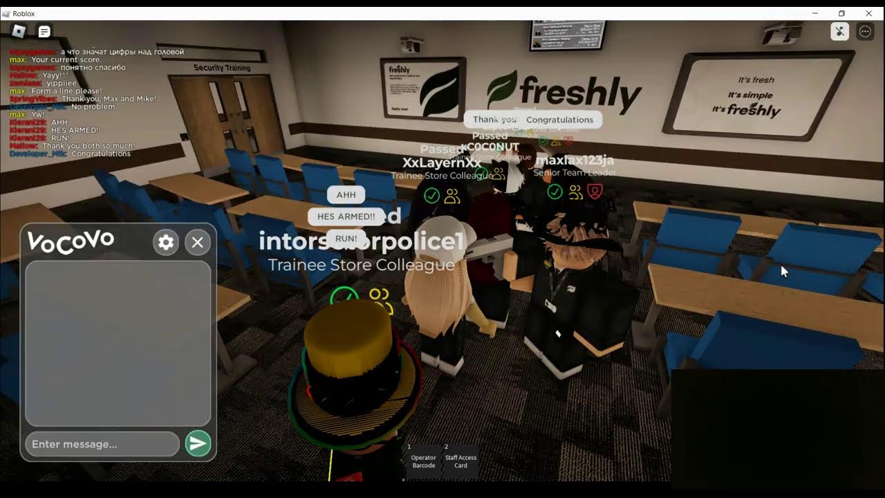 Live - Store Colleage Training at Freshly Shopping!