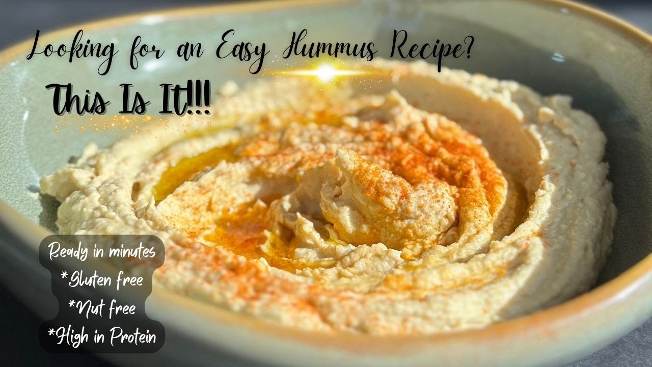 How to Make Roasted Garlic Hummus | Good Source of Alkaline Protein |Great for Meal Prep | Appetizer