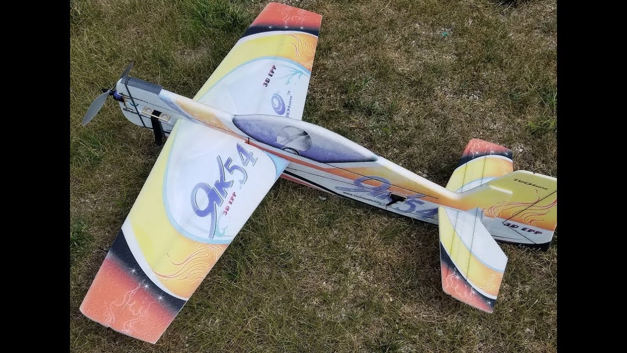 YAK 54 after 3 hard crashes - FLIES GREAT!