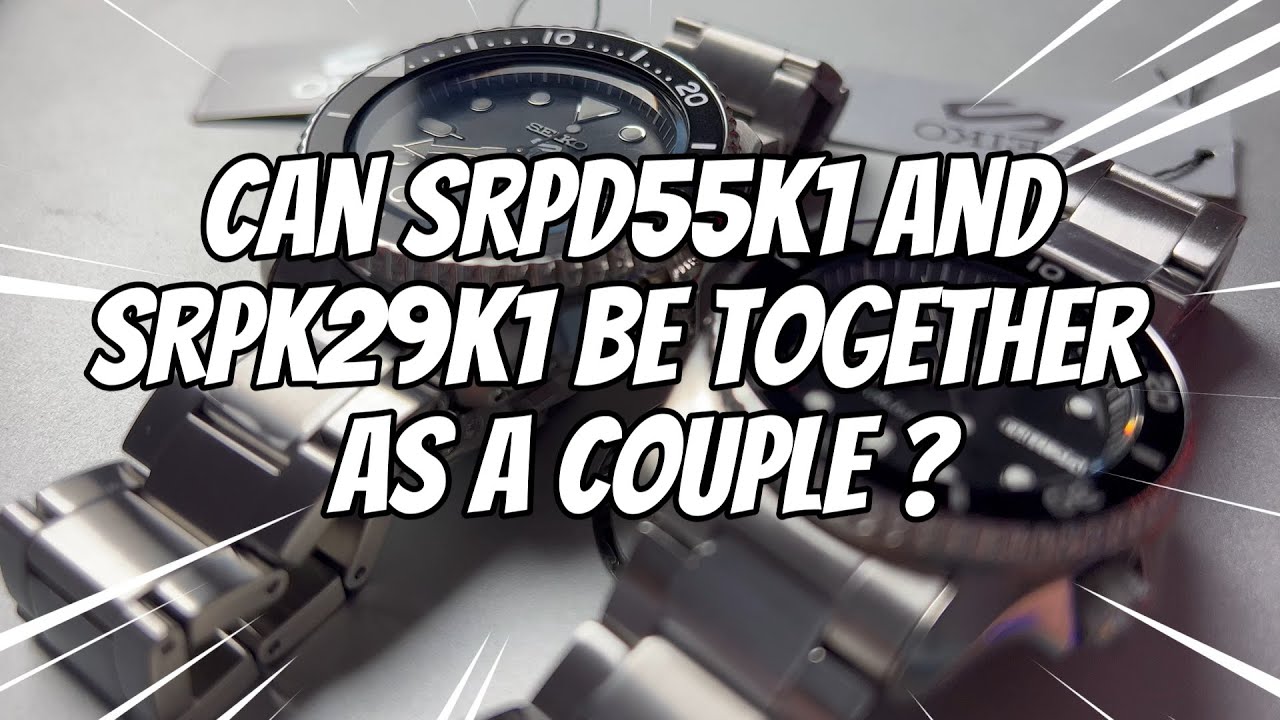 SEIKO 5 Sports SPRK29K1 and SRPD55K1 as a couple