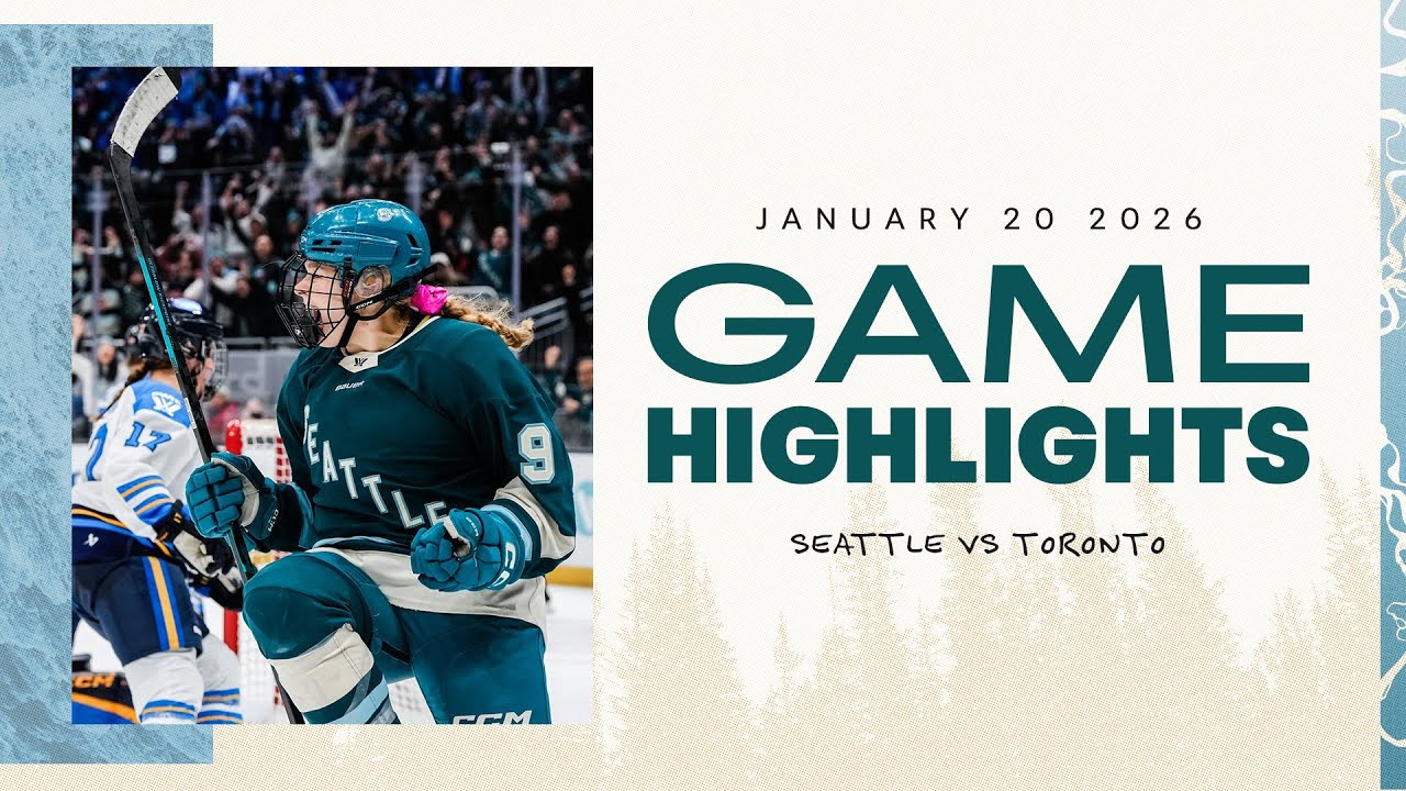 PWHL Highlights | Seattle vs Toronto | January 20, 2026
