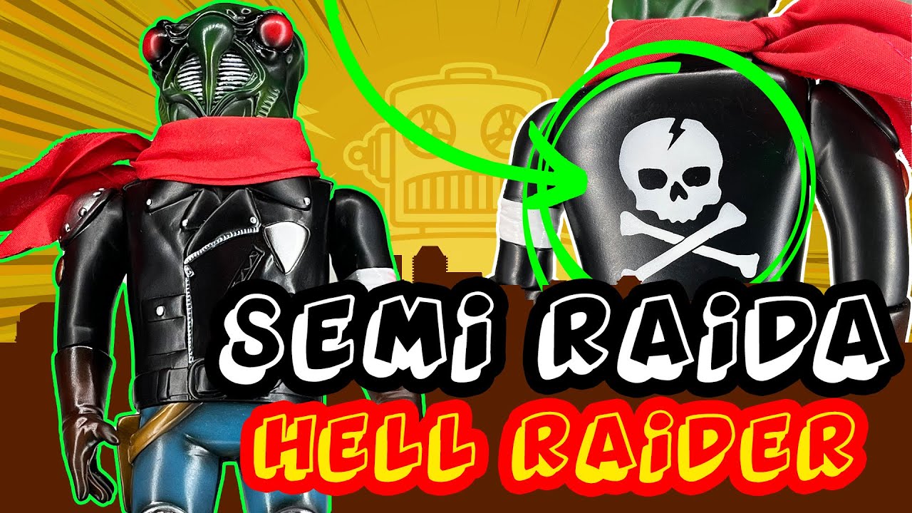Semi Raida sofubi 🏍 Hell Raiders 🔥 #sofubi #toys