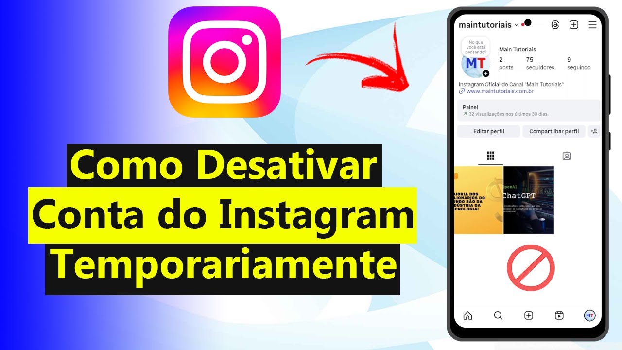 Como Desativar Conta do Instagram Temporariamente