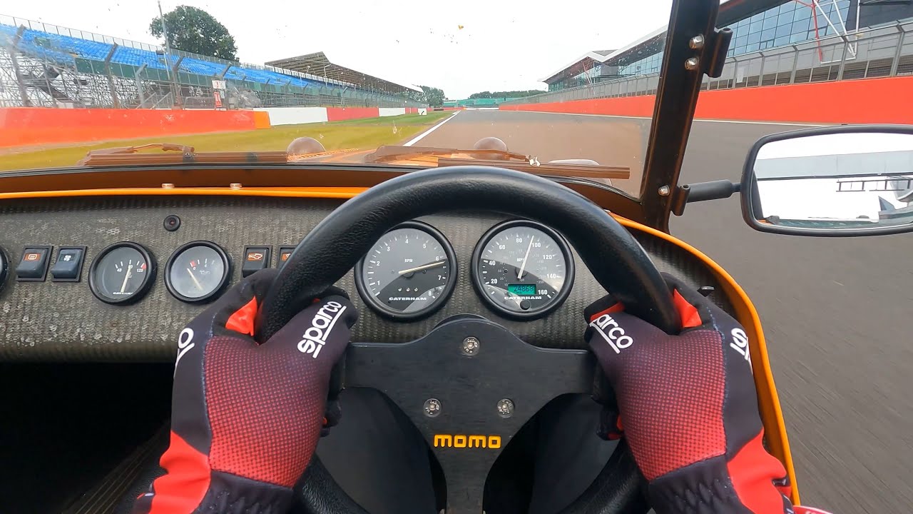 Silverstone Hotlap | Caterham Seven | POV Helmet Cam