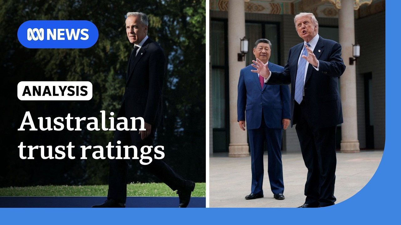 Australian trust in Trump 'cratering', Canada's Carney inspires most confidence: poll | ABC NEWS
