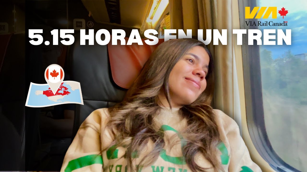 Es una LOCURA viajar en TREN en #CANADA  -  vale la pena? 🤔