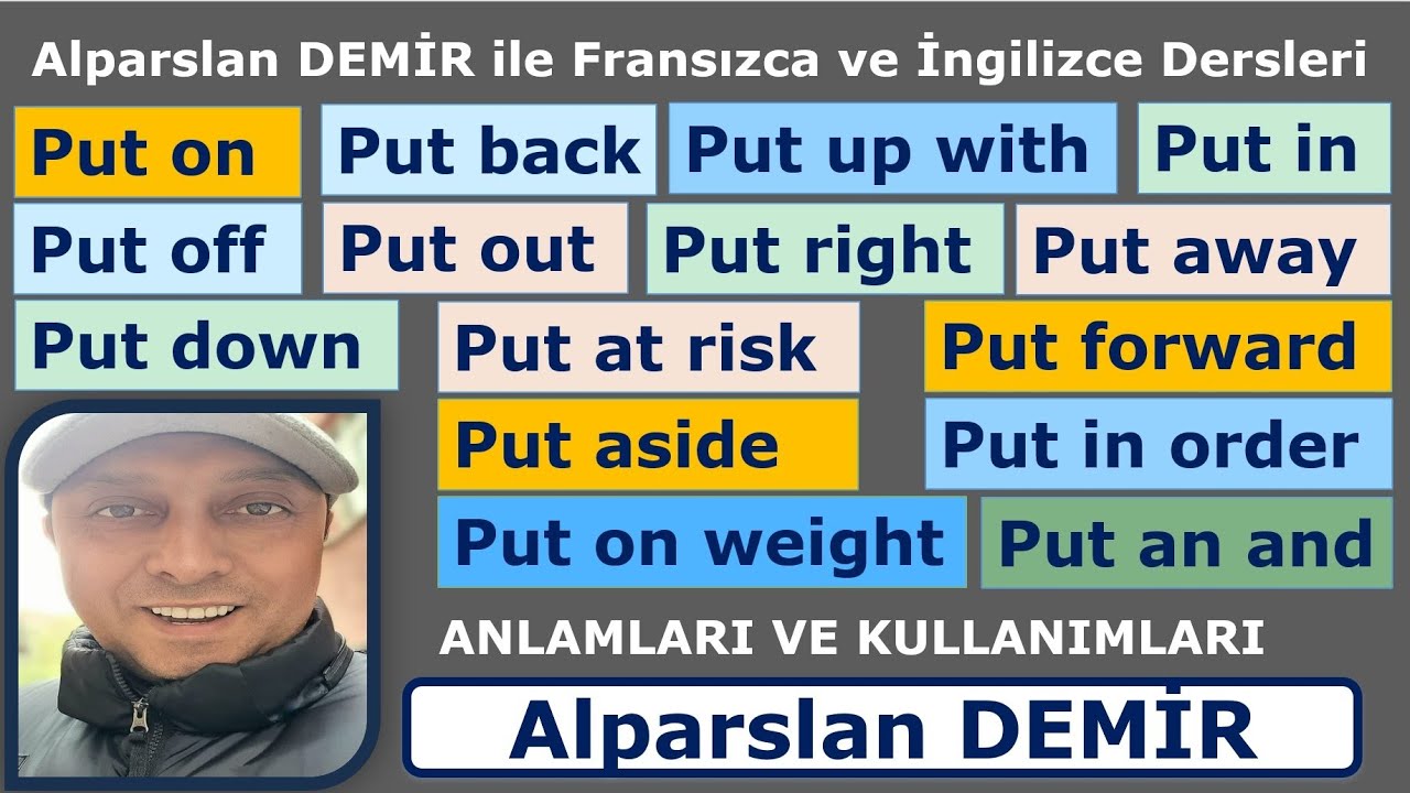 PUT - Fiil Terimler, &Ouml;rnek C&uuml;mleler, C&uuml;mle Terc&uuml;meleri. (Detaylı &Ccedil;alışma)