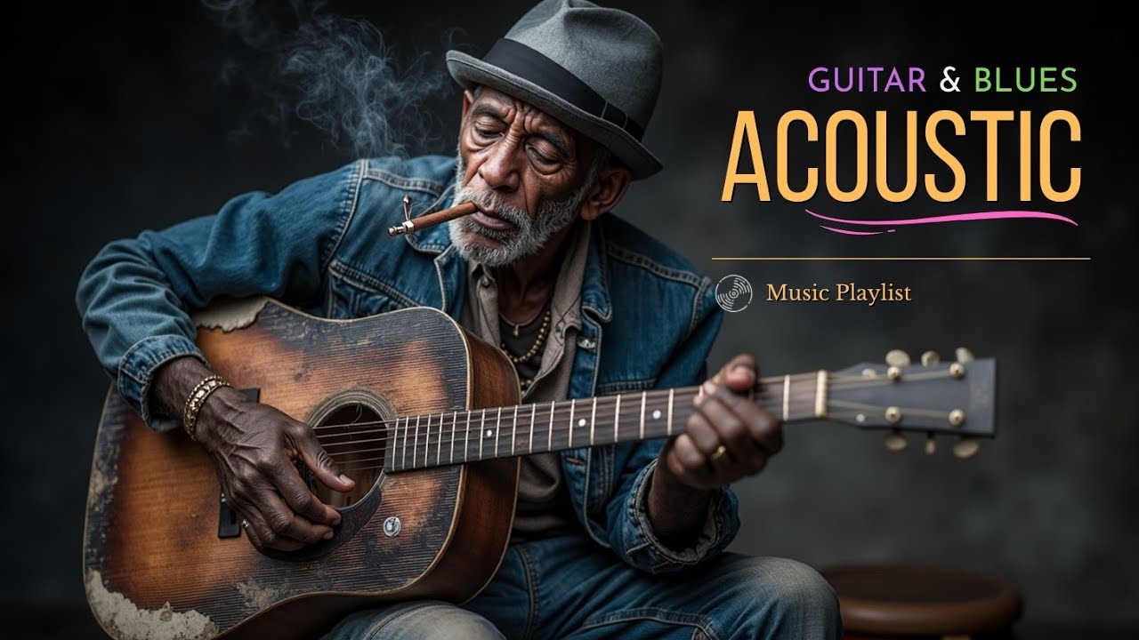 Slow Blues Guitar Licks for Unwinding - Расслабляющие чилл-музыкальные вайбы