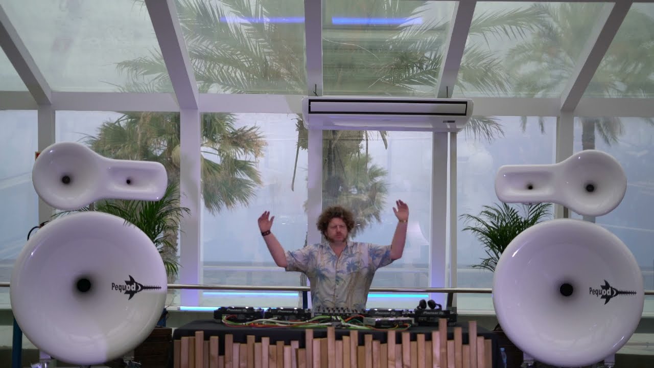 Defex streaming from Bora Bora Ibiza for Ibiza Talents