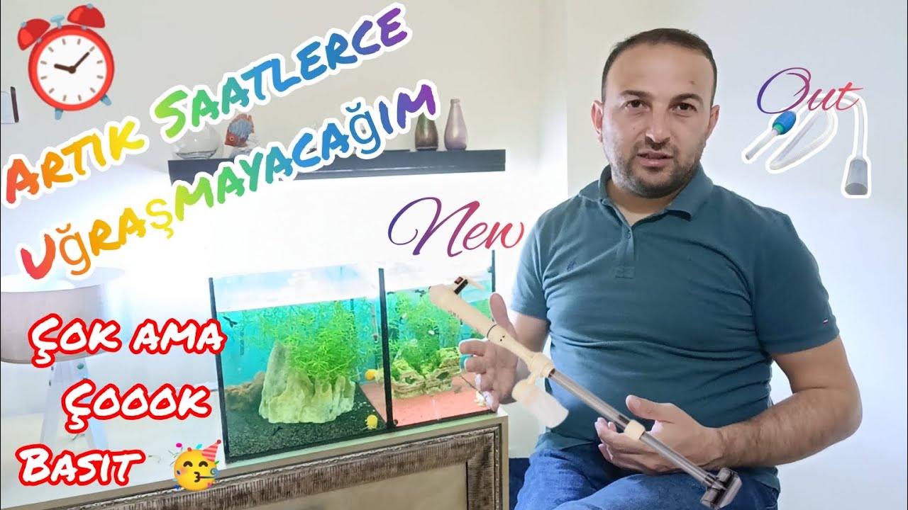 SAATLERCE AKVARYUM DİP ÇEKİMİ SON🥳ALET SAYESİNDE ARTIK UĞRAŞMAYACAM😇ELEKTRİKLİ DİP SÜPÜRGESİ#hobi