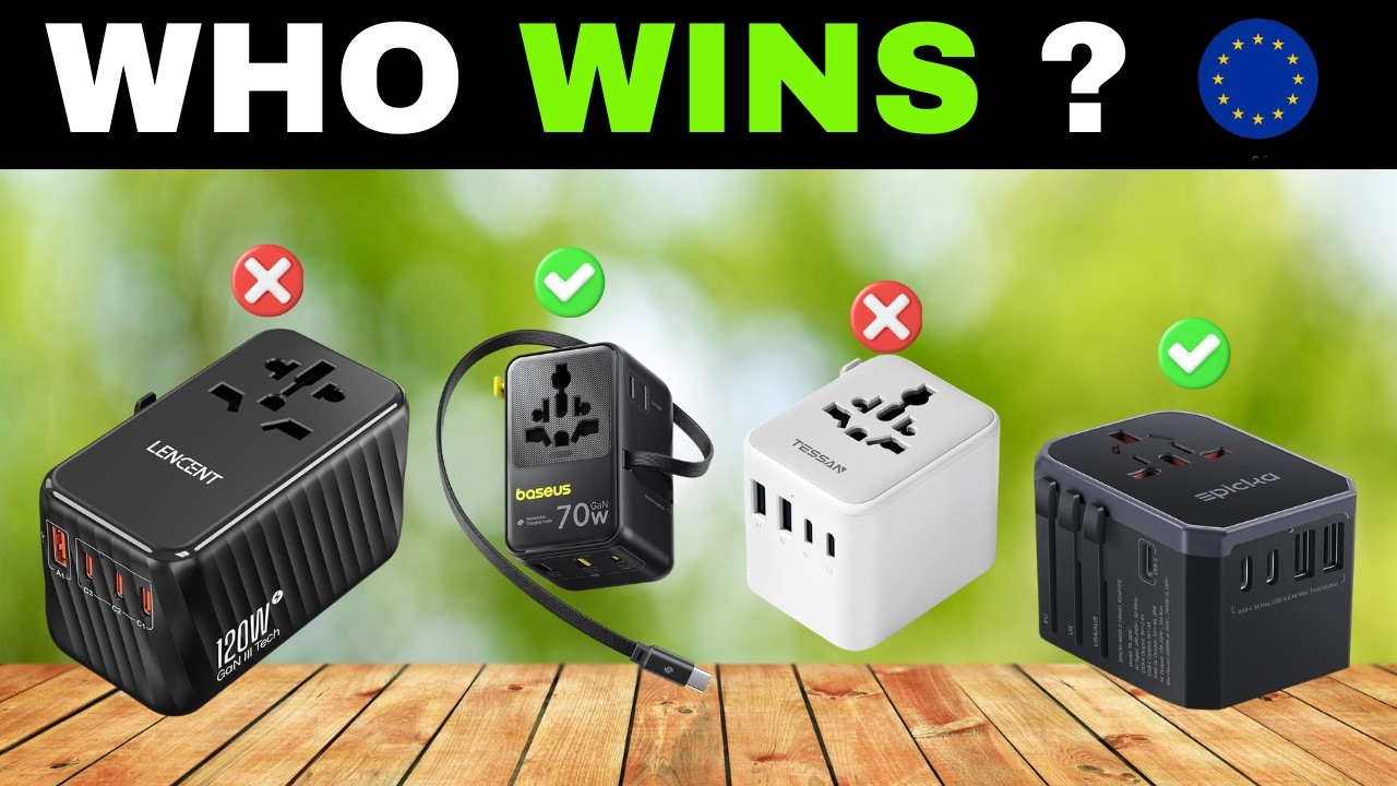 ✅ Top 7 Best Universal Travel Adapters in Europe [2026]