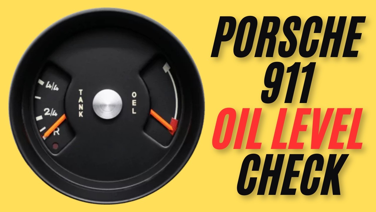 How To Check Your Oil level - Aircooled Porsche 911