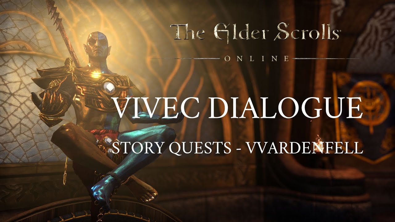 The Elder Scrolls Online: Morrowind - Vivec dialogue