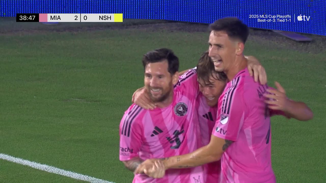 Messi Completes FIRST HALF BRACE in Game 3! | 2025 Audi MLS Cup Playoffs