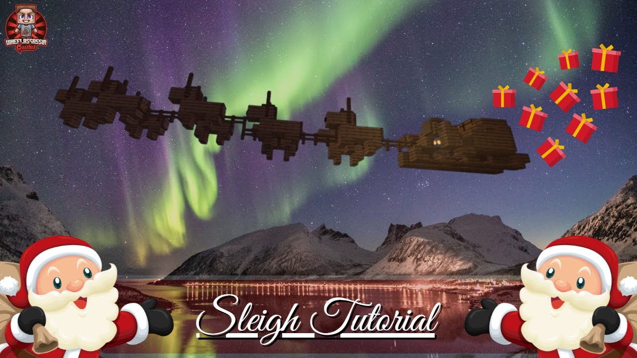 How to Build Santa's Sleigh in Minecraft!!