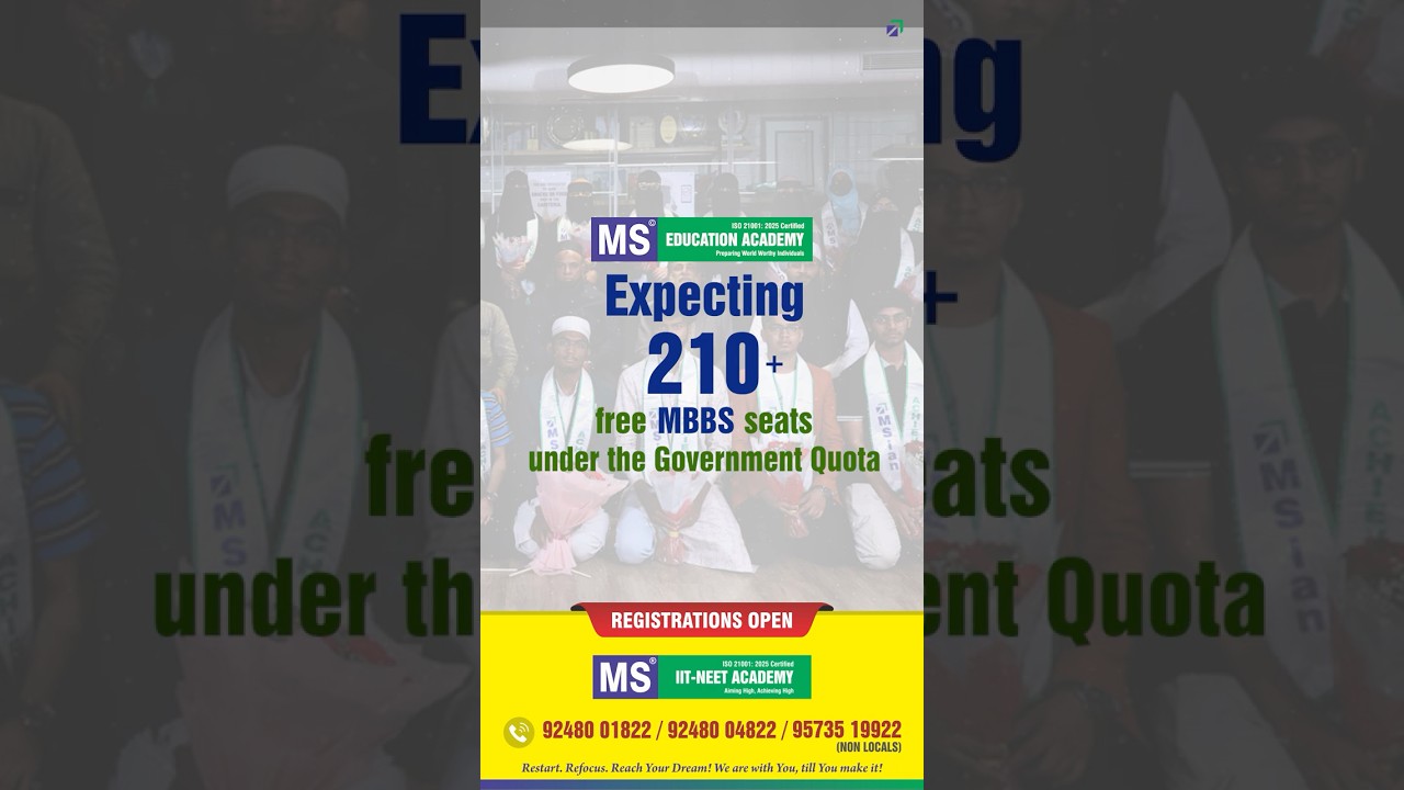 34 MS Students Score 500+ in NEET 2026 | Admissions Open for NEET Repeaters Batch