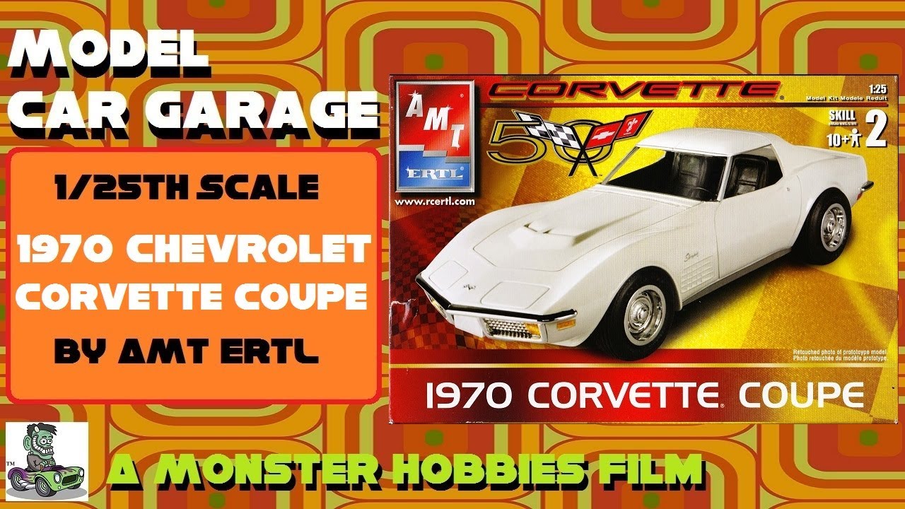 Model Car Garage - The 1970 Chevrolet Corvette Coupe By AMT/ERTL - A Model Car Unboxing Video