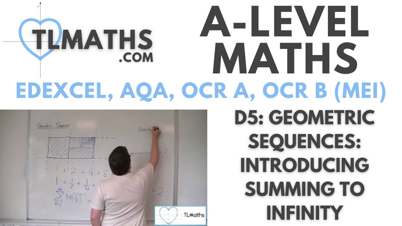 A-Level Maths: D5-08 Geometric Sequences: Introducing Summing to Infinity