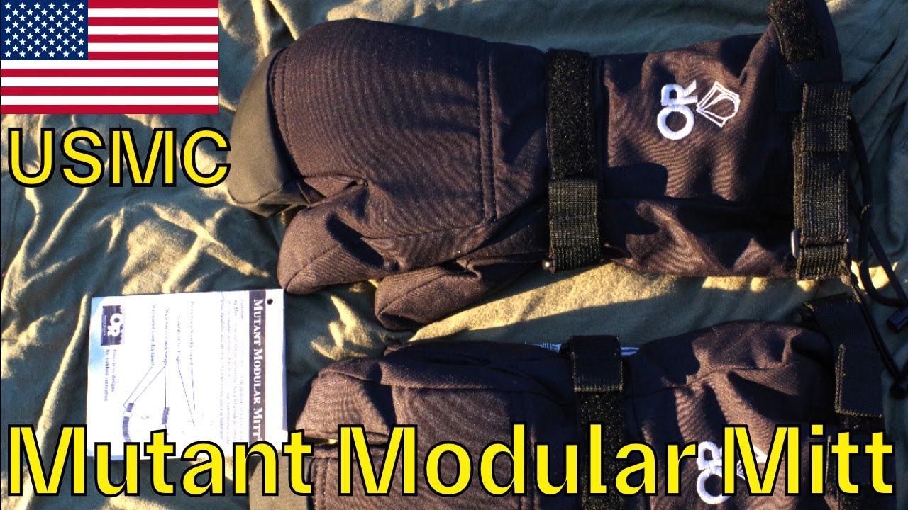 Outdoor research mutant mitt / USMC MITTEN TRIGGER FINGER & THUMB DESIGN, WITH LINER