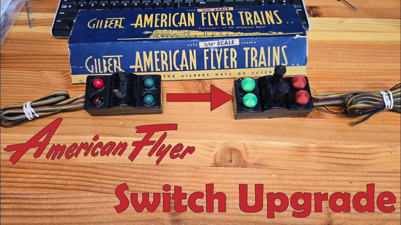 STUFF! American Flyer Switch Upgrade: Fixing Overheating Bulbs with LEDs & 3D Printing