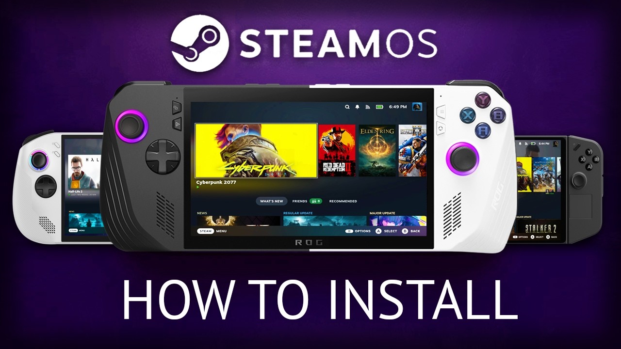 Как установить официальную SteamOS на игровые консоли &mdash; полное руководство